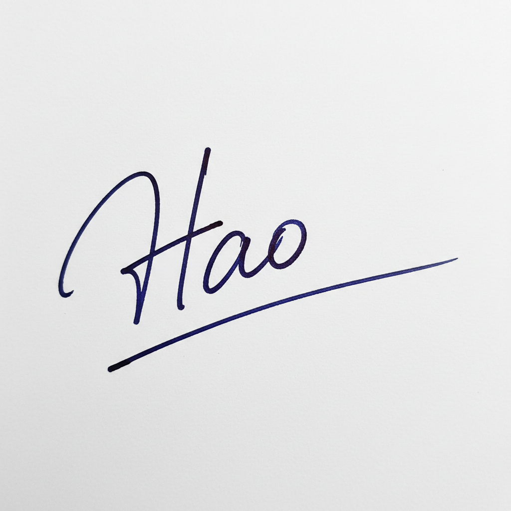 Chữ Ký Đẹp Tên Hào: Dấu Ấn Cá Tính, Khai Mở Vận Mệnh Mẫu chữ ký tên Hào số 4