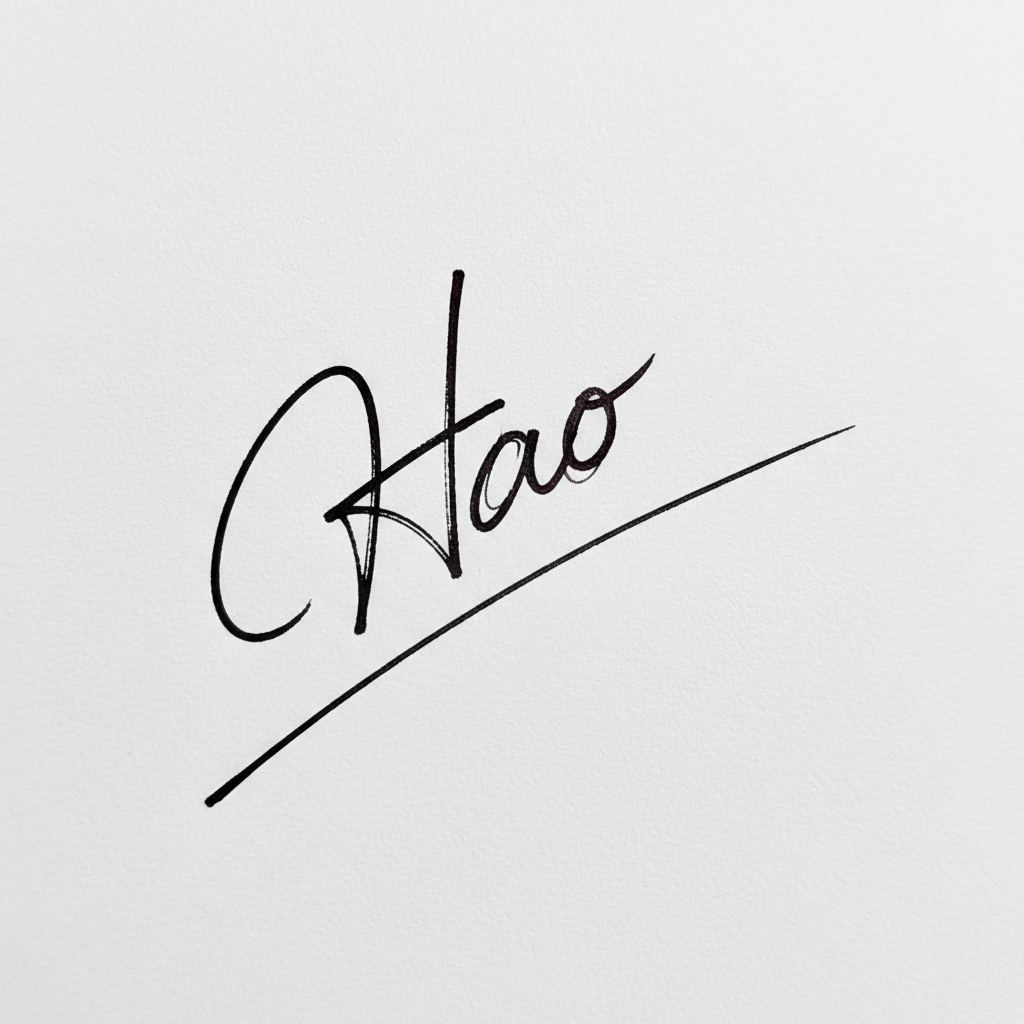 Chữ Ký Đẹp Tên Hào: Dấu Ấn Cá Tính, Khai Mở Vận Mệnh Mẫu chữ ký tên Hào số 5