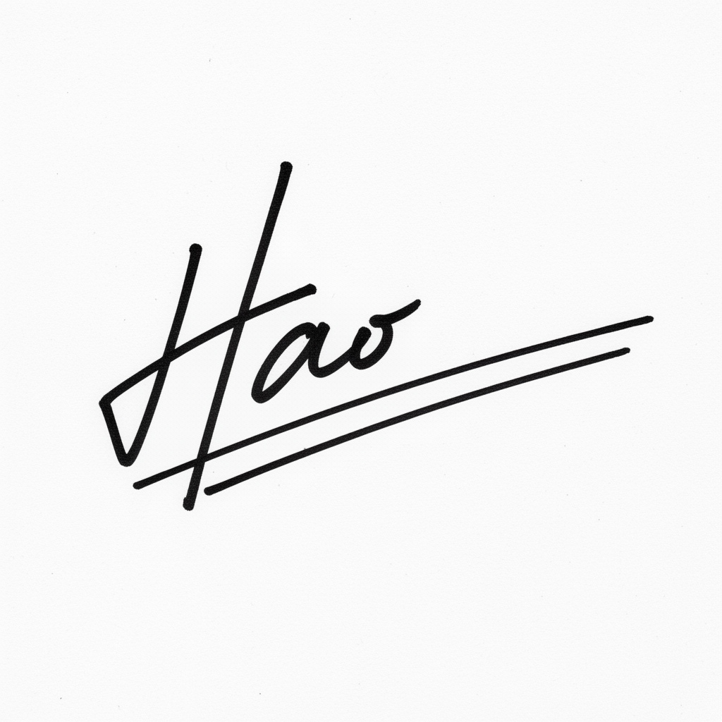 Chữ Ký Đẹp Tên Hào: Dấu Ấn Cá Tính, Khai Mở Vận Mệnh Mẫu chữ ký tên Hào số 7