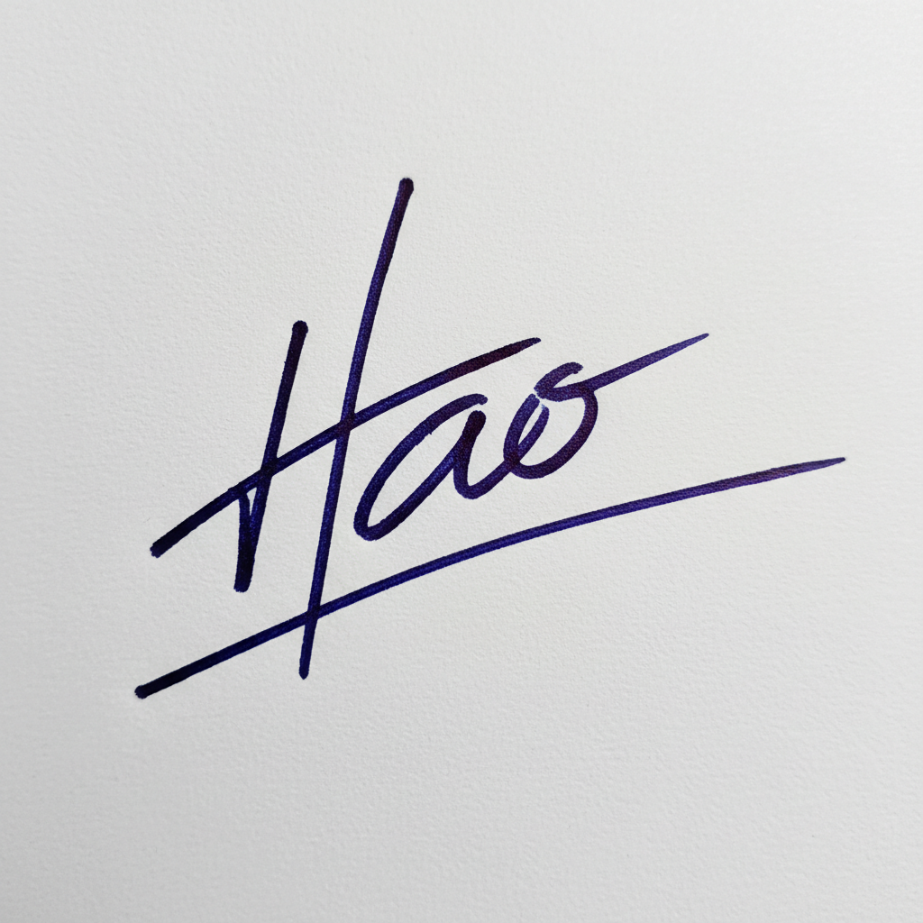 Chữ Ký Đẹp Tên Hào: Dấu Ấn Cá Tính, Khai Mở Vận Mệnh Mẫu chữ ký tên Hào số 9