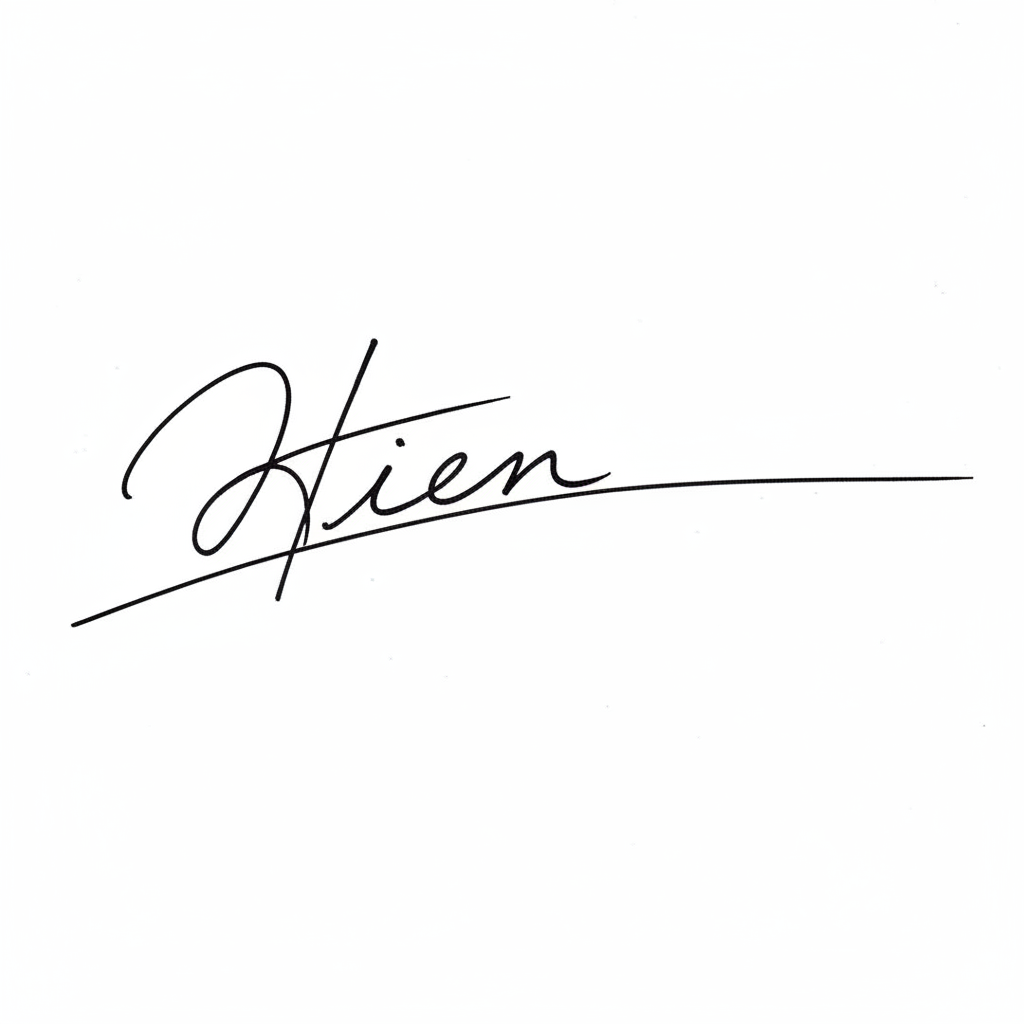 Mẫu chữ ký tên Hiền số 10