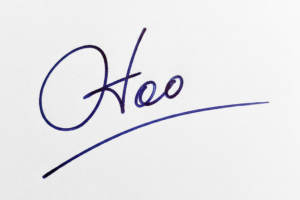 Mẫu chữ ký tên Họ số 1