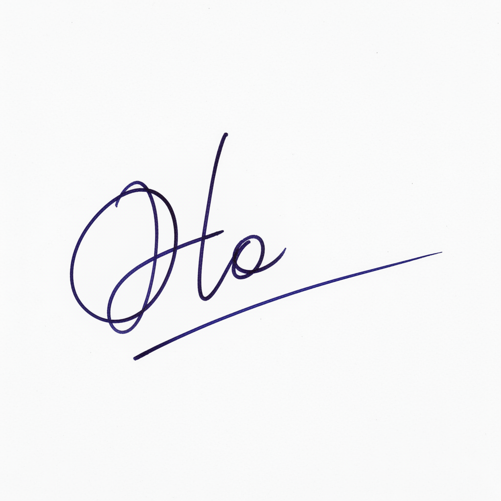 Mẫu chữ ký tên Họ số 4