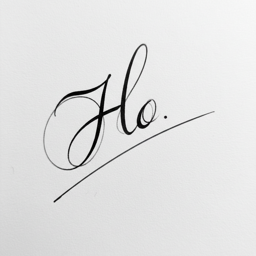 Mẫu chữ ký tên Họ số 5