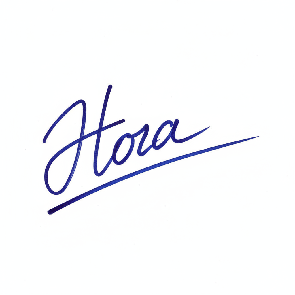 Mẫu chữ ký tên Hòa số 3