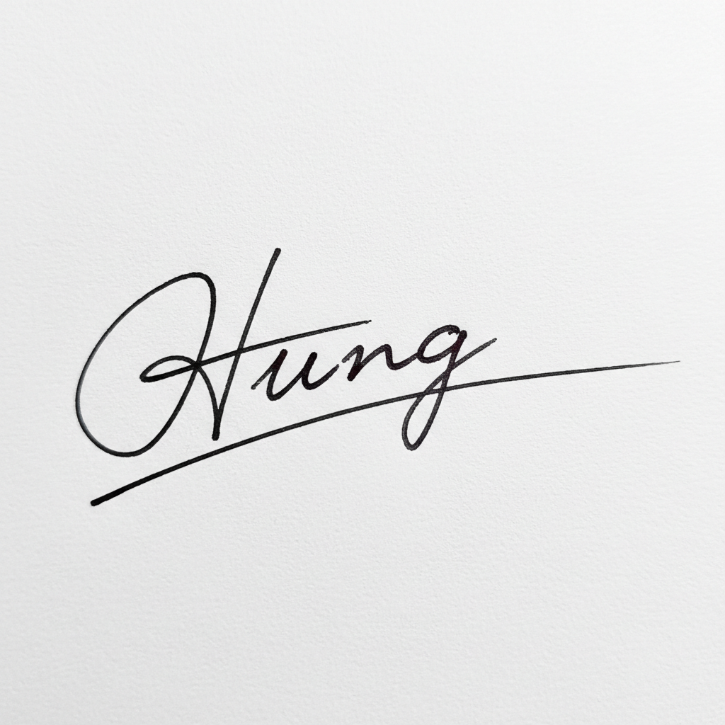 Các Mẫu Chữ Ký Tên Hưng: Nâng Tầm Cá Tính, Hút Vận May Mẫu chữ ký tên Hưng số 10