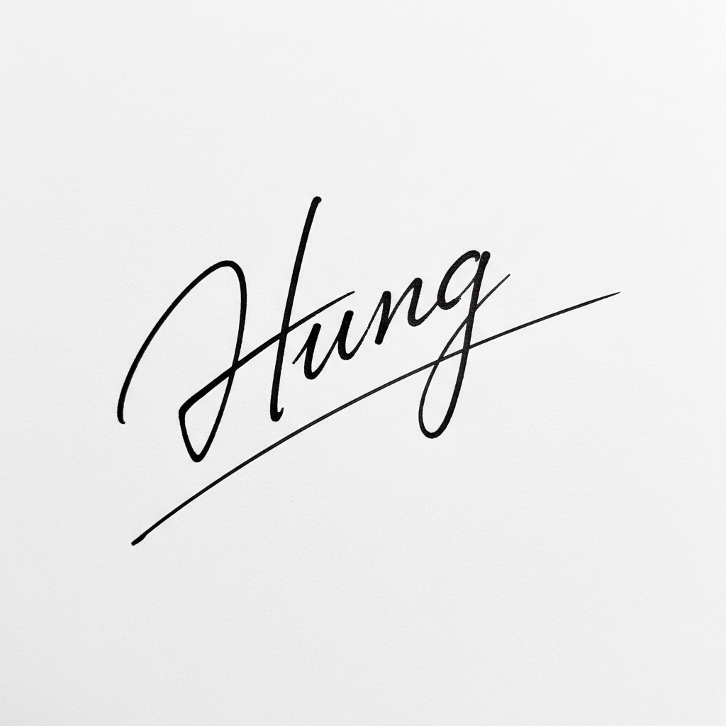 Các Mẫu Chữ Ký Tên Hưng: Nâng Tầm Cá Tính, Hút Vận May Mẫu chữ ký tên Hưng số 5