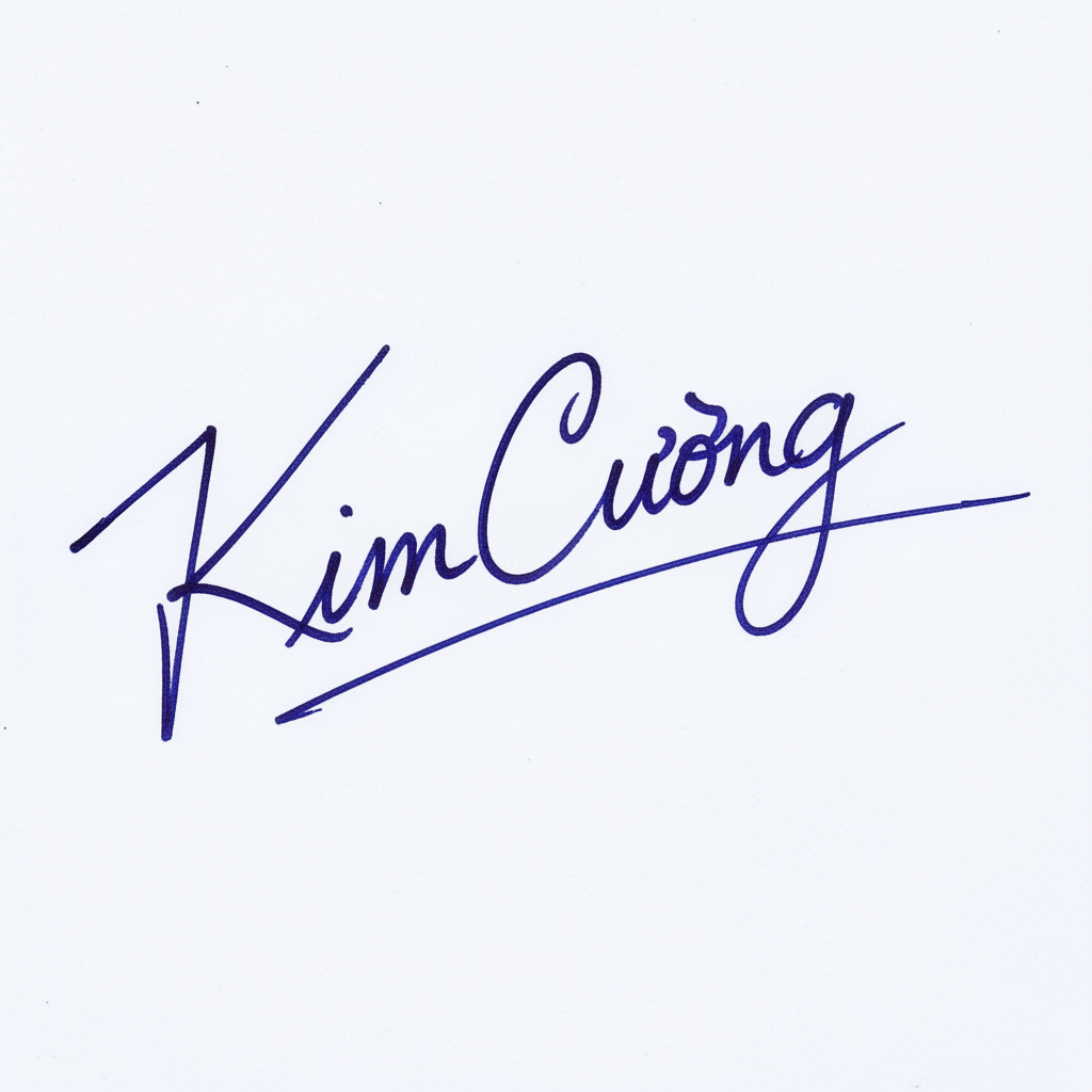 Mẫu chữ ký tên Kim Cương số 4