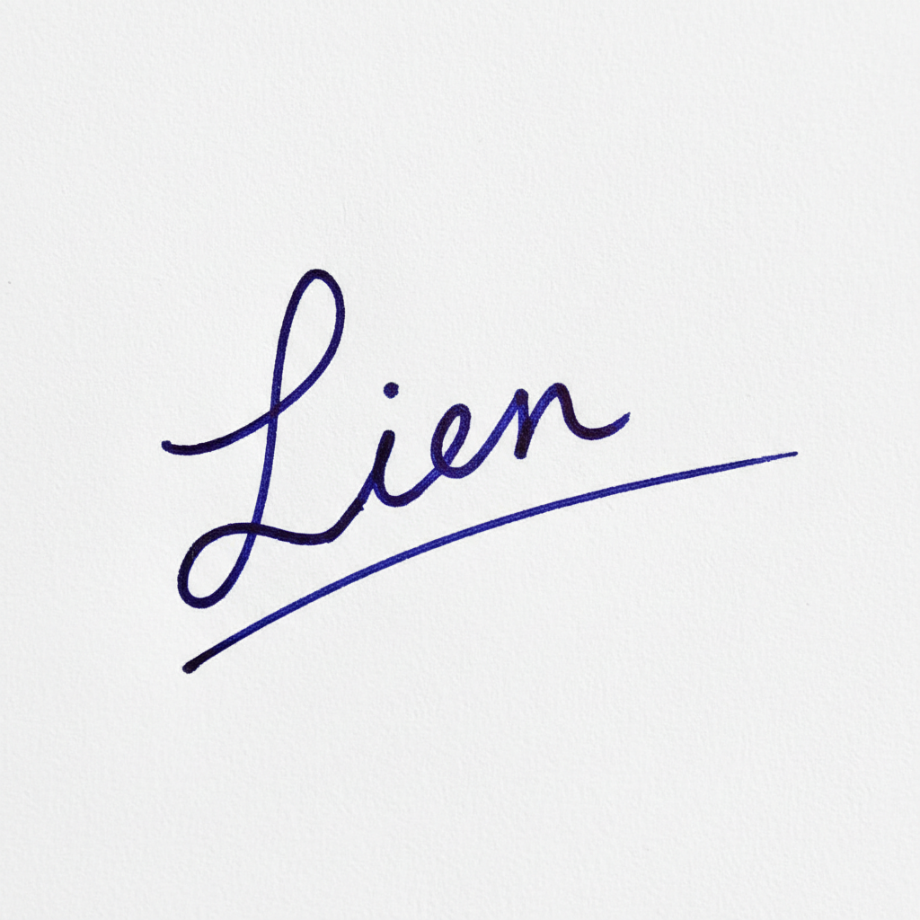 Mẫu chữ ký tên Liên số 1