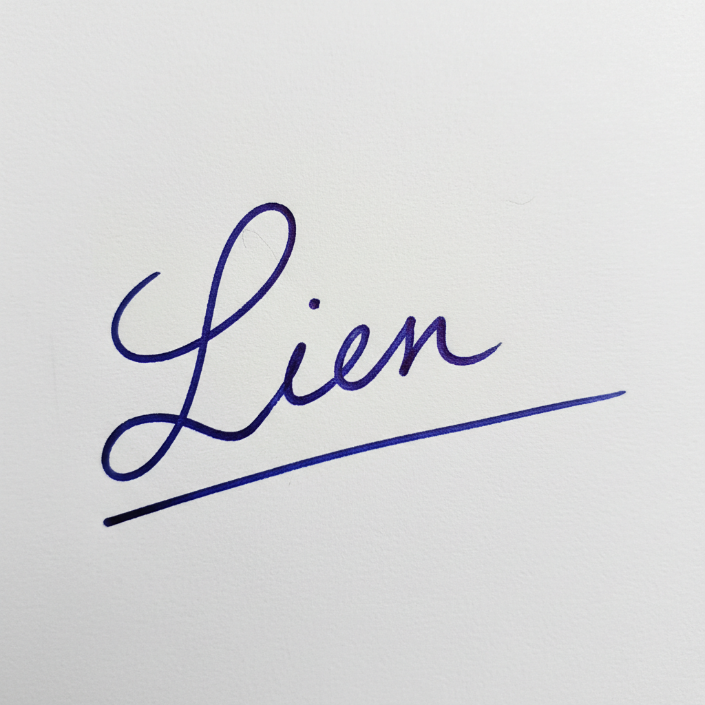 Mẫu chữ ký tên Liên số 3