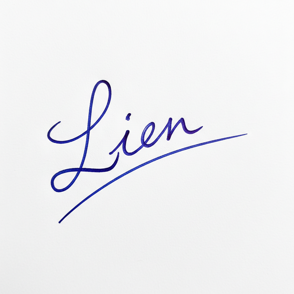 Mẫu chữ ký tên Liên số 6