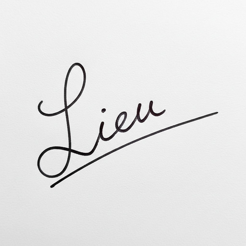 Chữ Ký Đẹp Tên Liễu: Khẳng Định Cá Tính, Thu Hút May Mắn Mẫu chữ ký tên Liễu số 2