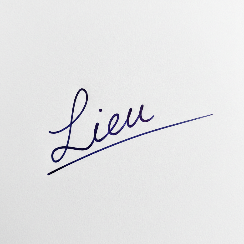 Chữ Ký Đẹp Tên Liễu: Khẳng Định Cá Tính, Thu Hút May Mắn Mẫu chữ ký tên Liễu số 4