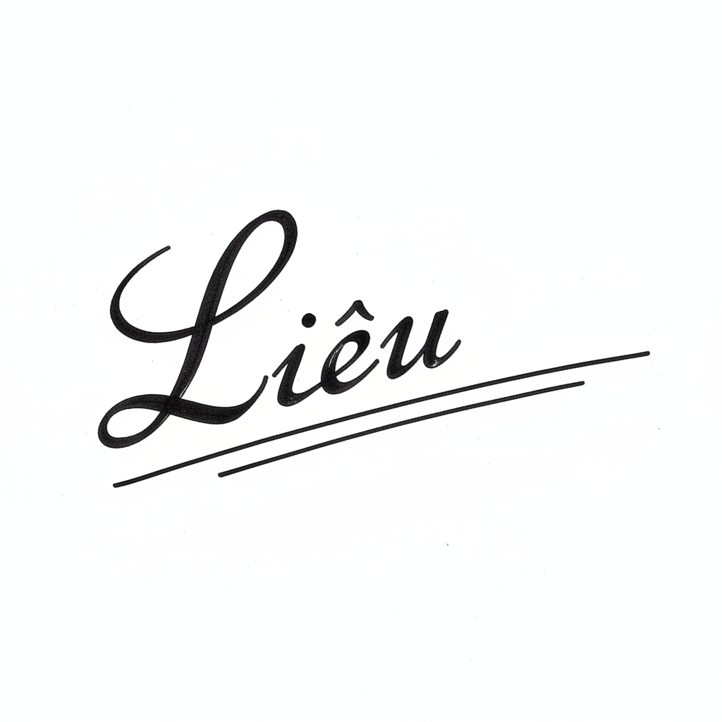 Chữ Ký Đẹp Tên Liễu: Khẳng Định Cá Tính, Thu Hút May Mắn Mẫu chữ ký tên Liễu số 7