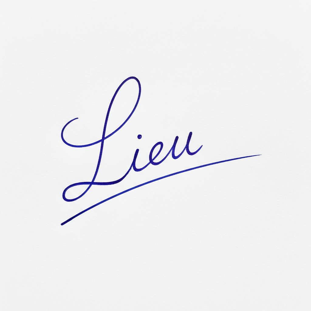 Chữ Ký Đẹp Tên Liễu: Khẳng Định Cá Tính, Thu Hút May Mắn Mẫu chữ ký tên Liễu số 8