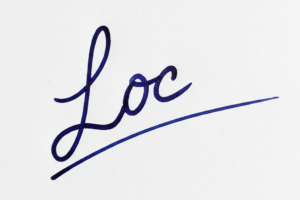 Mẫu chữ ký tên Lộc số 1