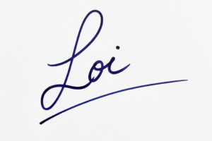 Mẫu chữ ký tên Lợi số 1