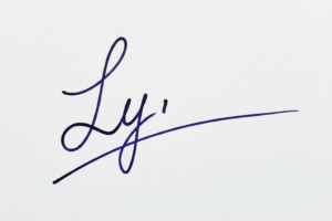 Mẫu chữ ký tên Ly số 1