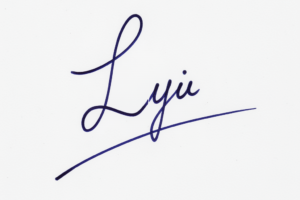 Mẫu chữ ký tên Ly số 1