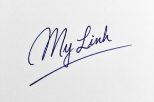 Mẫu chữ ký tên Mỹ Linh số 1