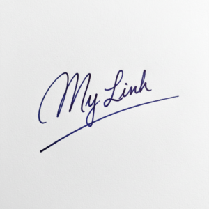 Mẫu chữ ký tên Mỹ Linh số 1