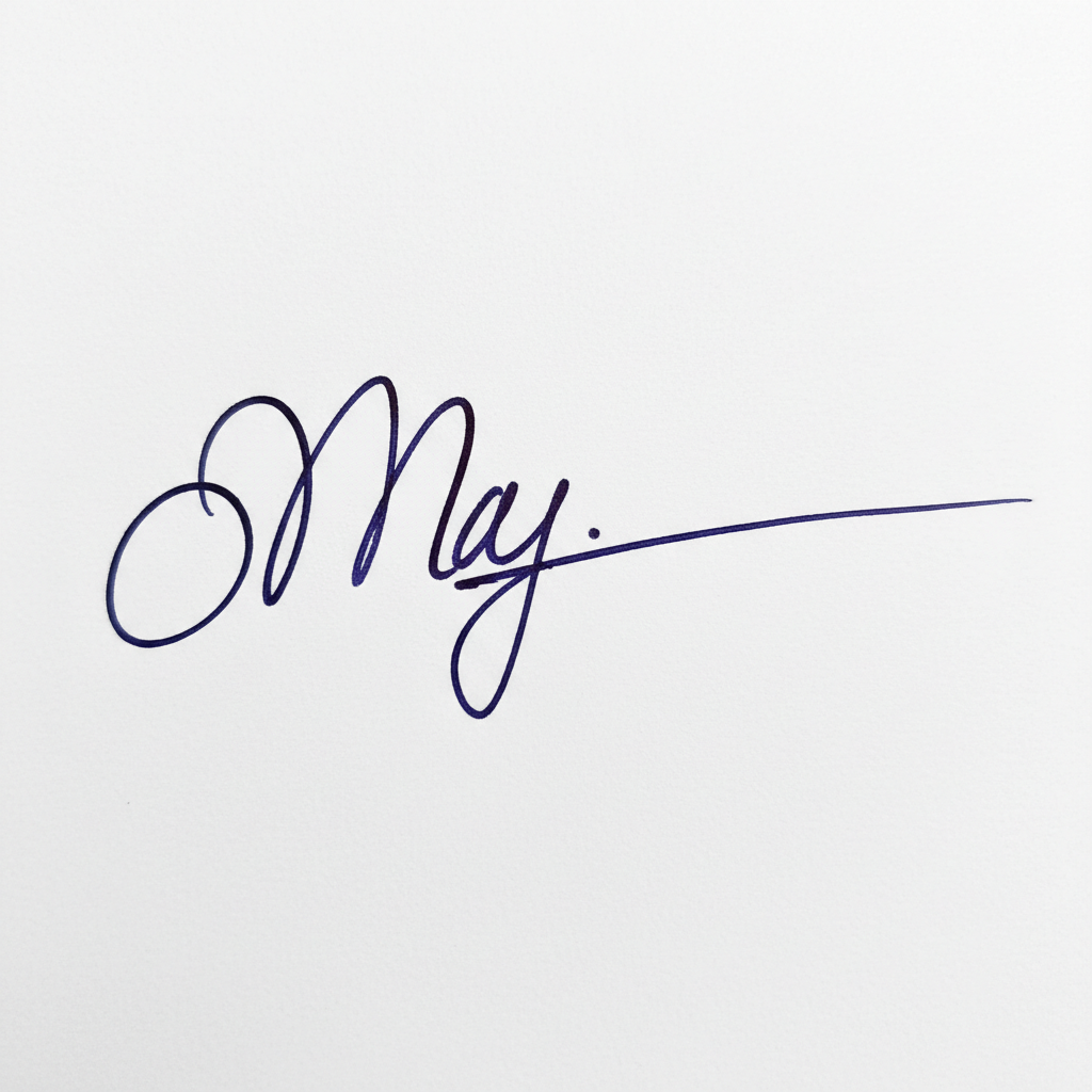 Chữ Ký Đẹp Tên My: Nâng Tầm Cá Tính, Vận May Gõ Cửa Mẫu chữ ký tên My số 4
