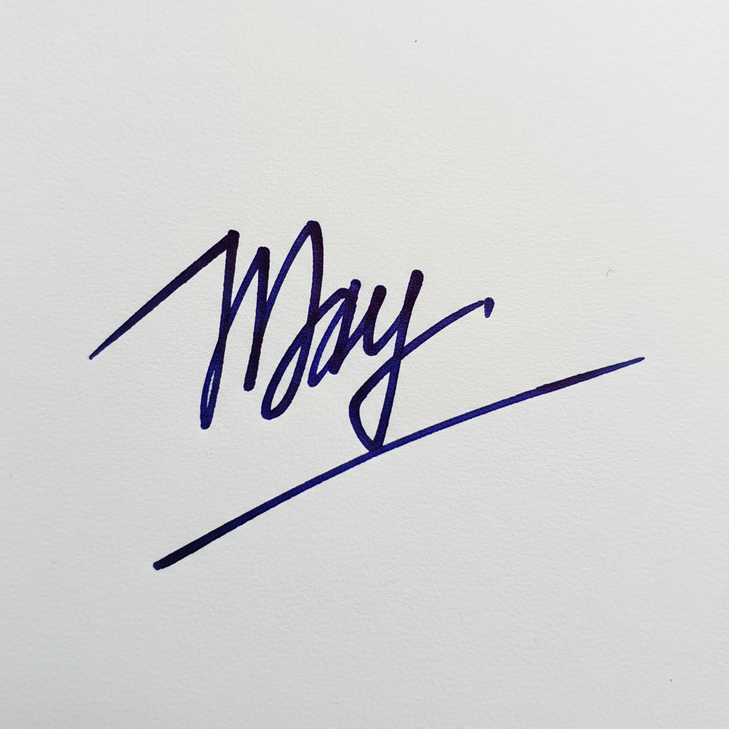 Chữ Ký Đẹp Tên My: Nâng Tầm Cá Tính, Vận May Gõ Cửa Mẫu chữ ký tên My số 9