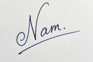 Mẫu chữ ký tên Nam số 1