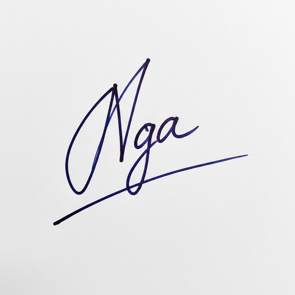 Mẫu chữ ký tên Nga số 1