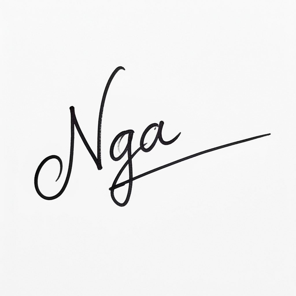 Mẫu chữ ký tên Nga số 2