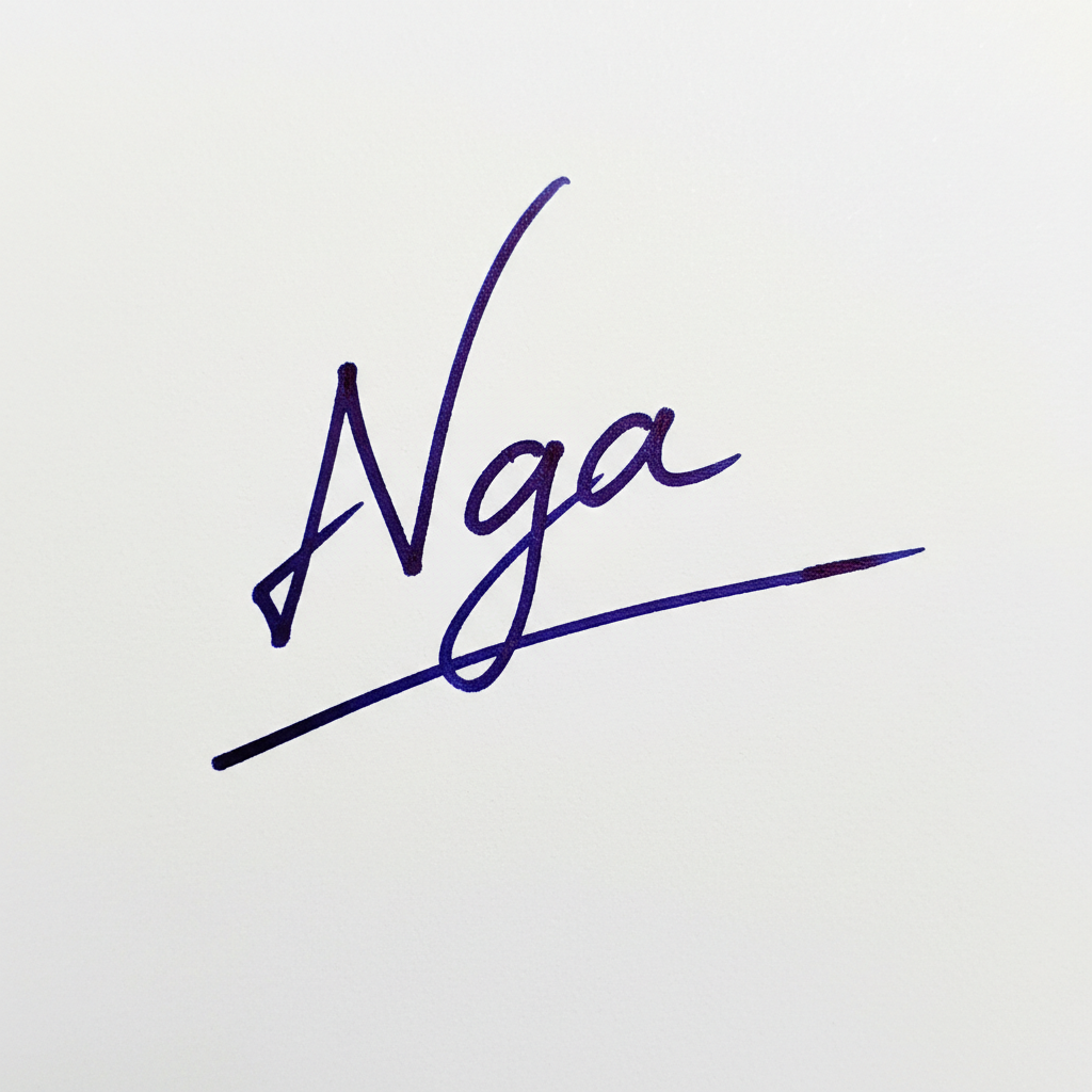 Mẫu chữ ký tên Nga số 9