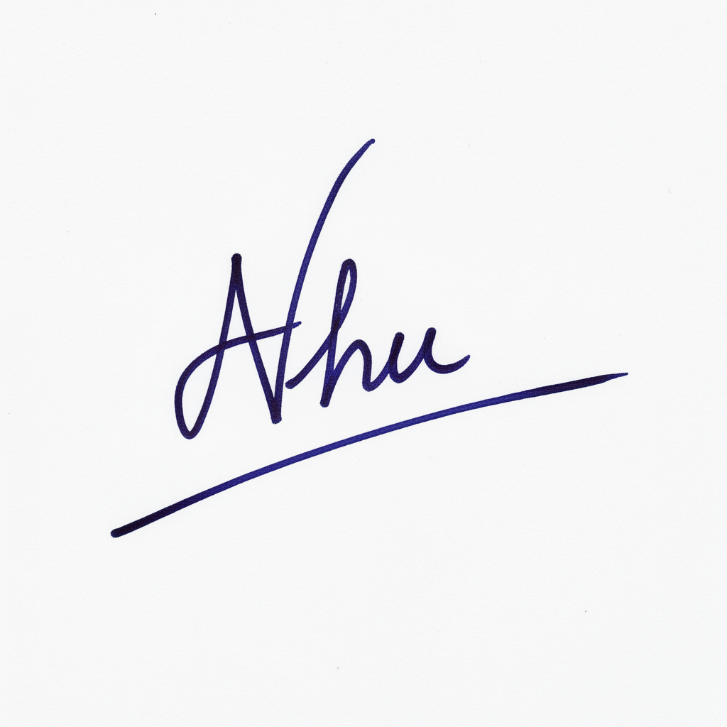 Mẫu chữ ký tên Như số 9