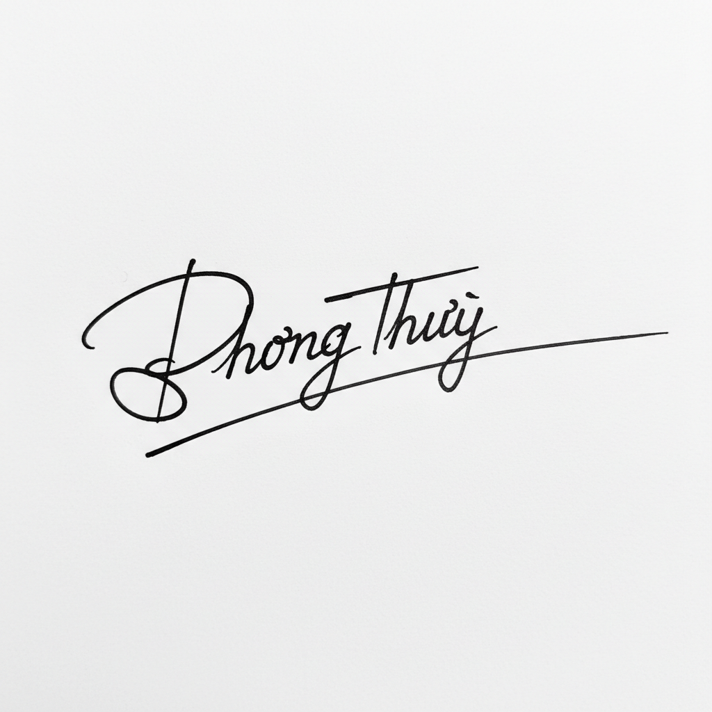 Chữ Ký Theo Tên Phong Thủy: Chìa Khóa Vận Mệnh và Cá Tính Riêng Của Bạn Mẫu chữ ký tên Phong Thủy số 10