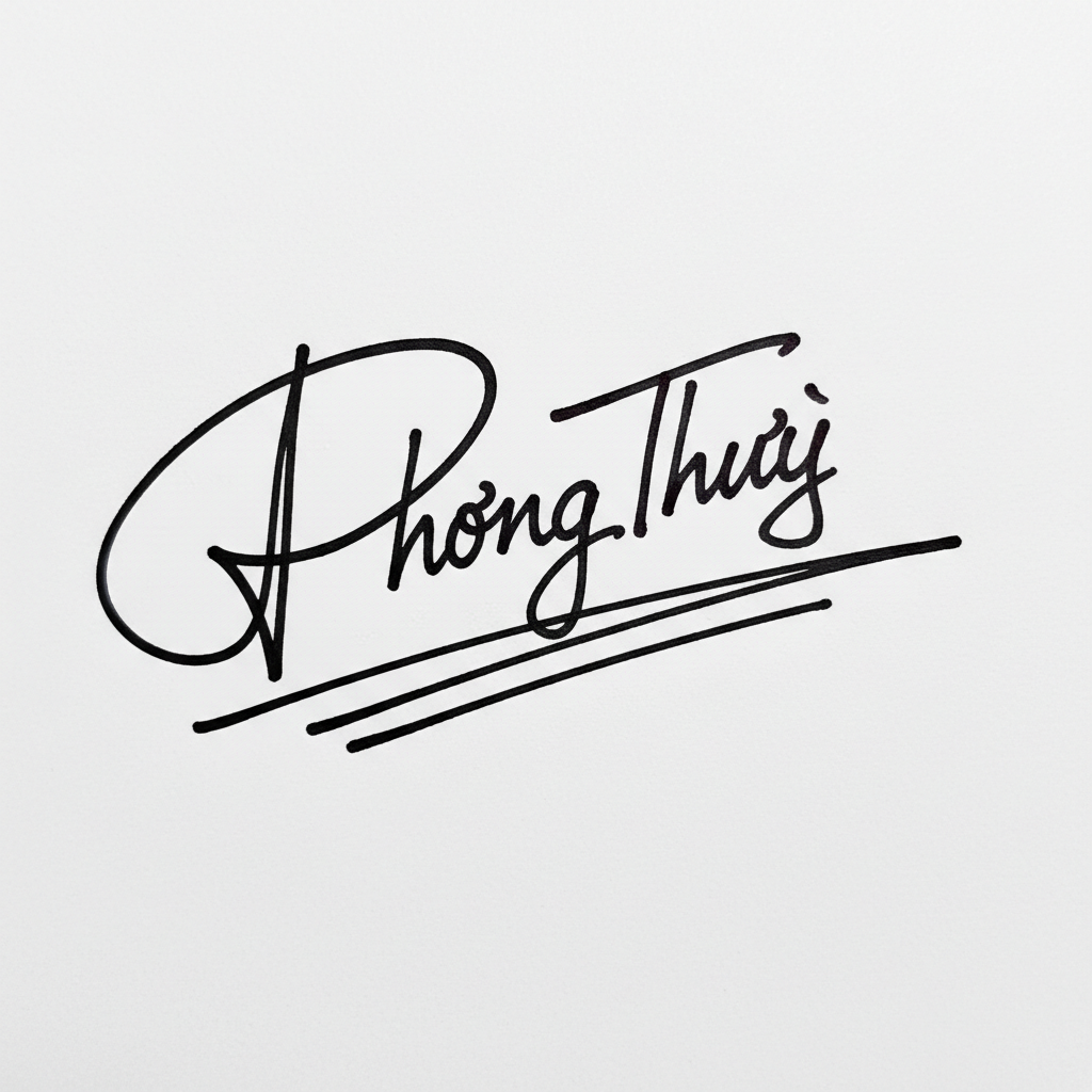 Chữ Ký Theo Tên Phong Thủy: Chìa Khóa Vận Mệnh và Cá Tính Riêng Của Bạn Mẫu chữ ký tên Phong Thủy số 7