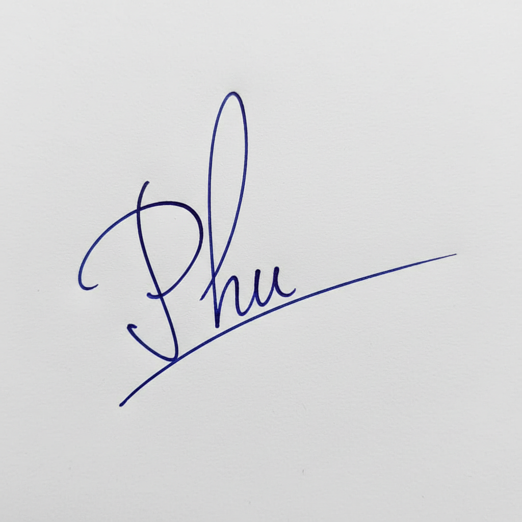 Chữ Ký Người Tên Phú: Bí Quyết Tạo Dấu Ấn Độc Đáo và May Mắn Mẫu chữ ký tên Phú số 8