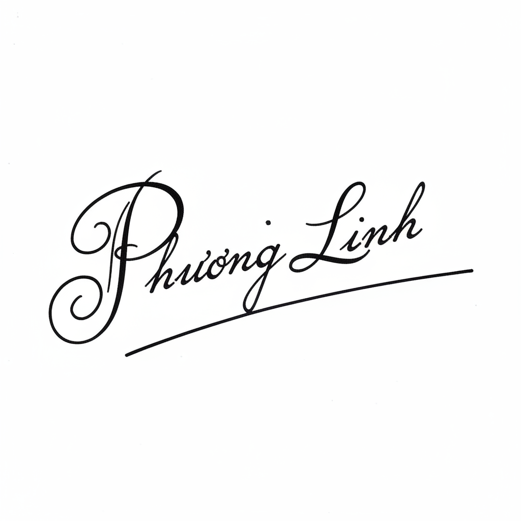Mẫu chữ ký tên Phương Linh số 2