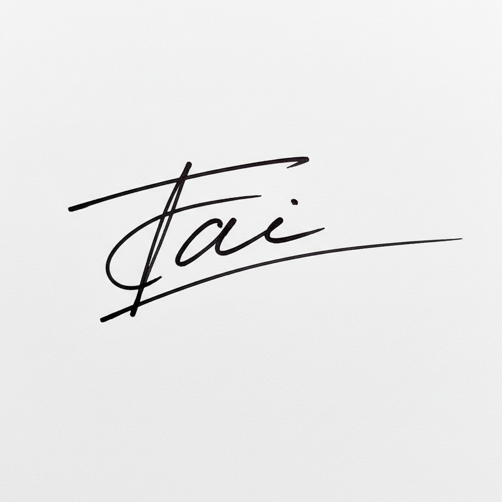 Mẫu chữ ký tên Tài số 10