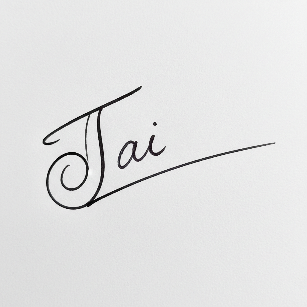 Mẫu chữ ký tên Tài số 2