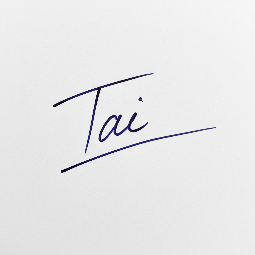 Mẫu chữ ký tên Tài số 4