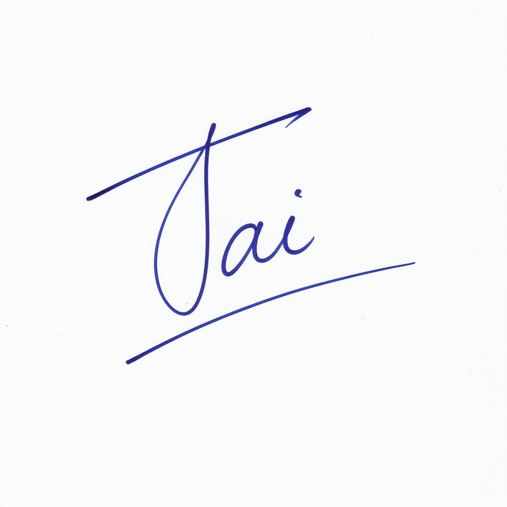 Mẫu chữ ký tên Tài số 8