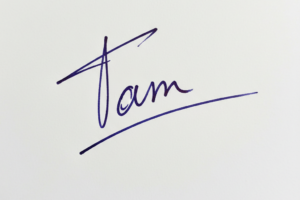 Mẫu chữ ký tên Tâm số 1