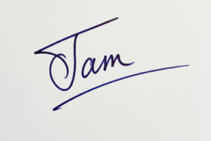 Mẫu chữ ký tên Tâm số 1