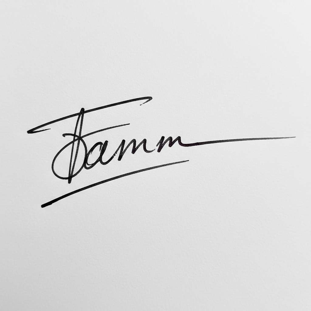 Mẫu chữ ký tên Tâm số 10