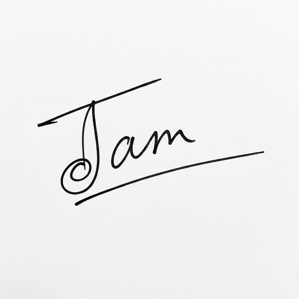 Mẫu chữ ký tên Tâm số 2