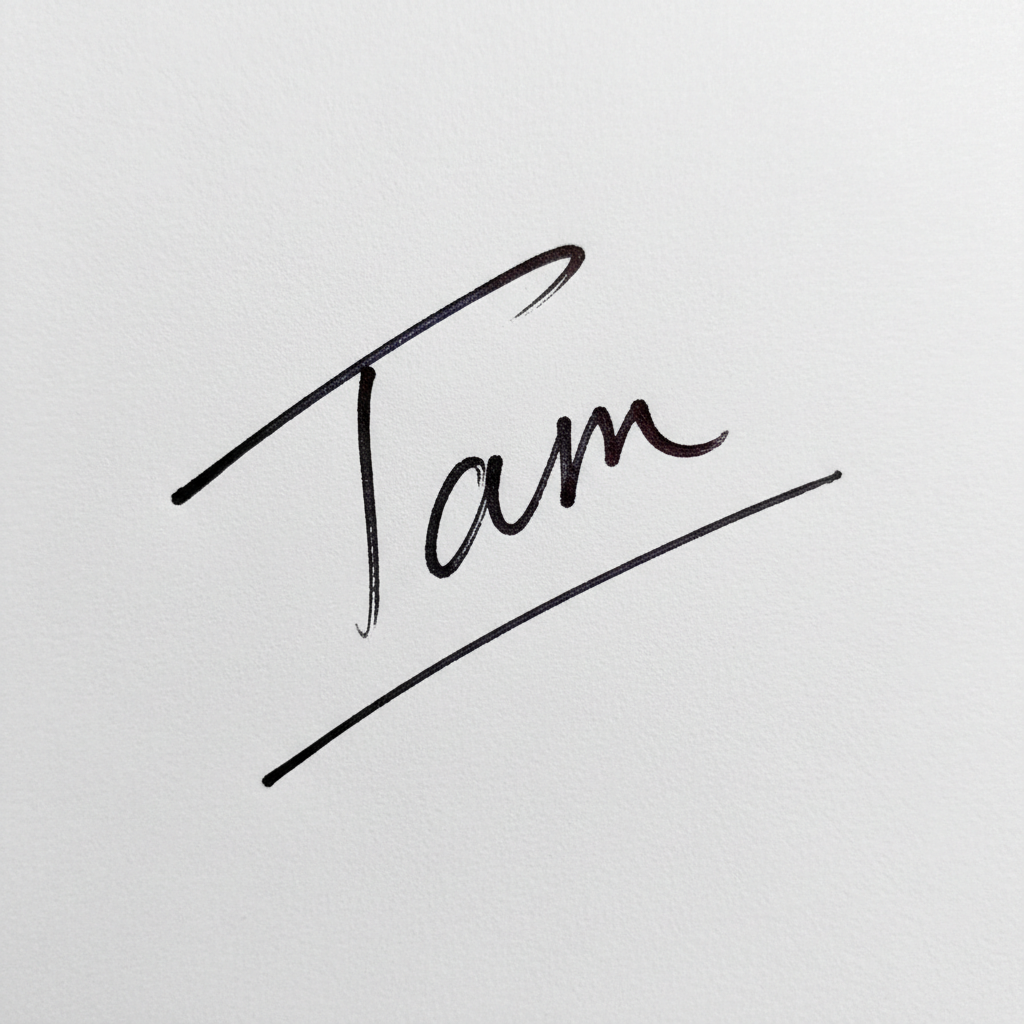 Mẫu chữ ký tên Tâm số 5