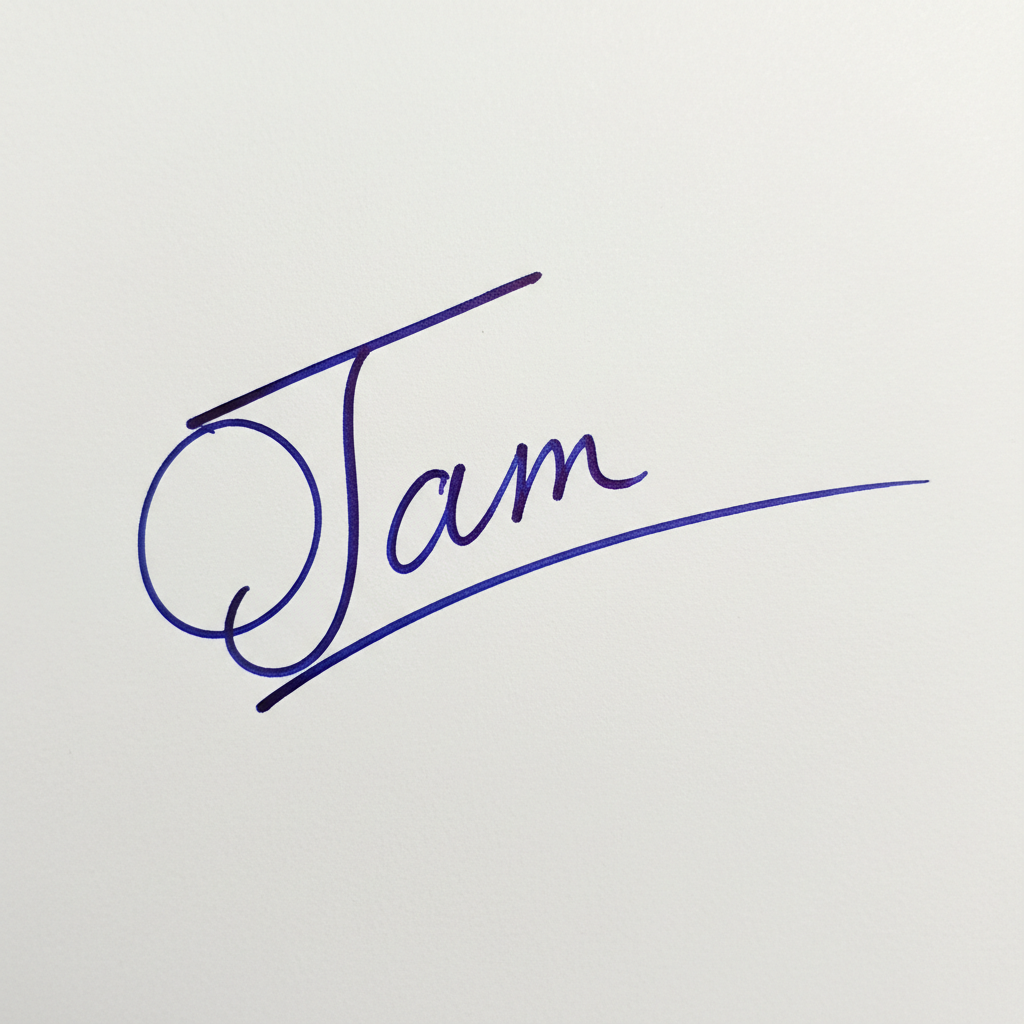 Mẫu chữ ký tên Tâm số 6