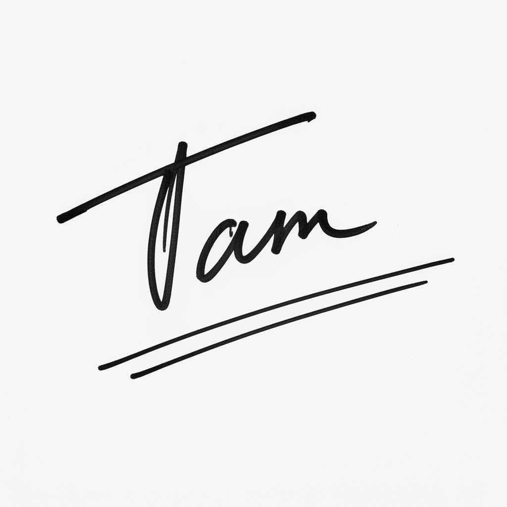 Mẫu chữ ký tên Tâm số 7