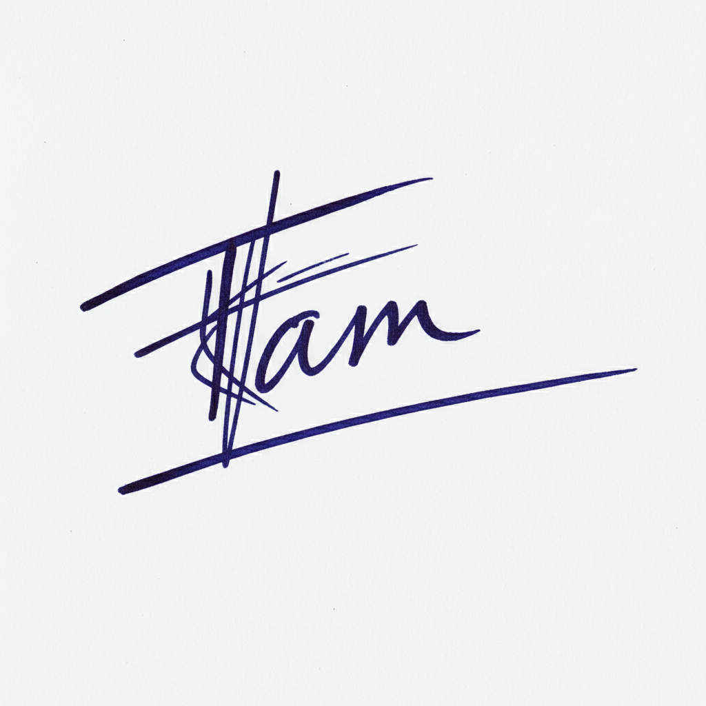 Mẫu chữ ký tên Tâm số 9