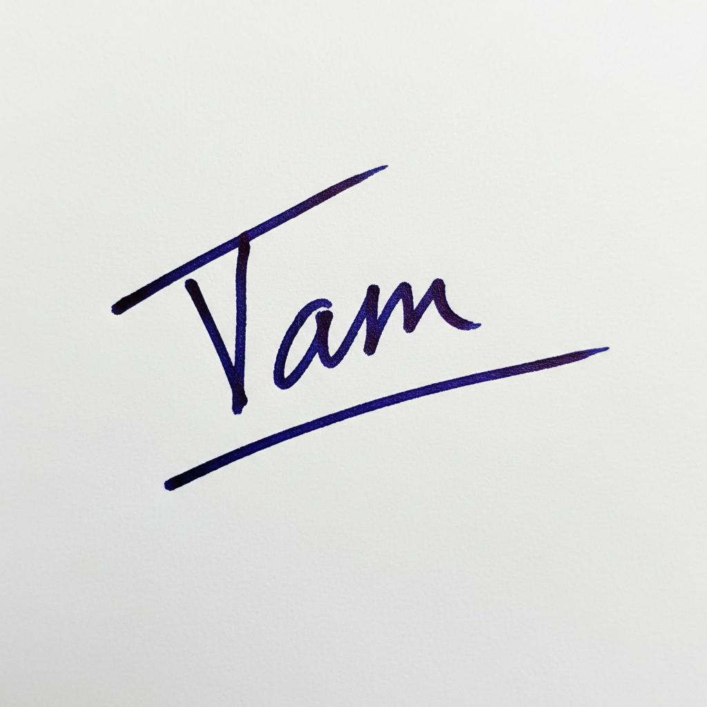 Mẫu chữ ký tên Tâm số 9