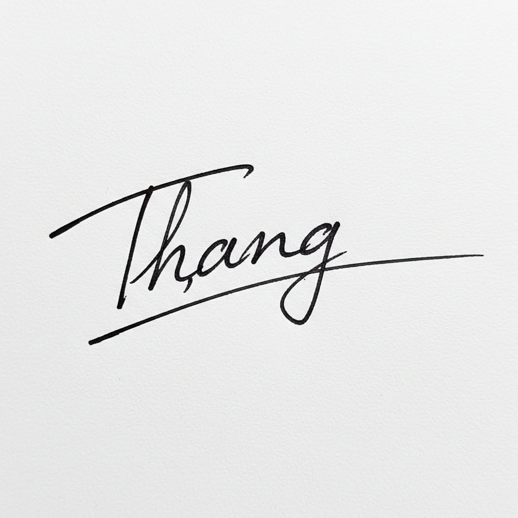 Chữ Ký Mẫu Tên Thắng: Bí Quyết Tạo Dấu Ấn Độc Đáo và May Mắn Mẫu chữ ký tên Thắng số 10